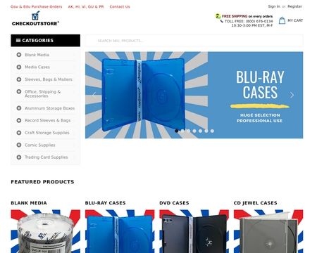 website thubmnail of Checkoutstore