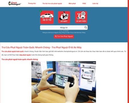 website thubmnail of Checkphatnguoi.vn