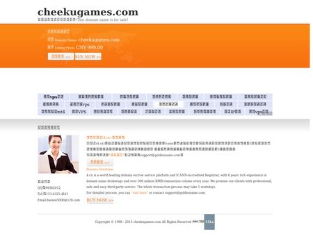 website thubmnail of cheekugames