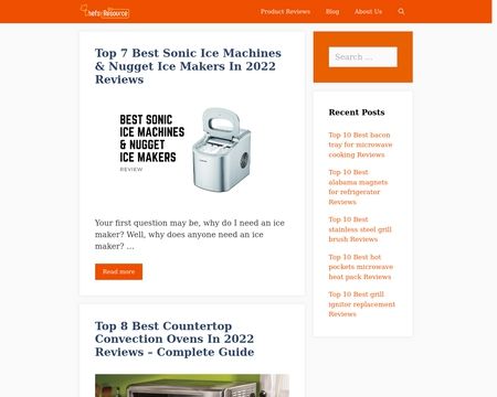 website thubmnail of Chef's Resource