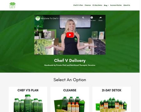 website thubmnail of Chef V