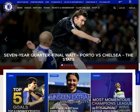 website thubmnail of Chelsea FC
