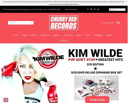 website thubmnail of Cherry Red