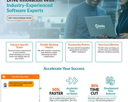website thubmnail of Chetu