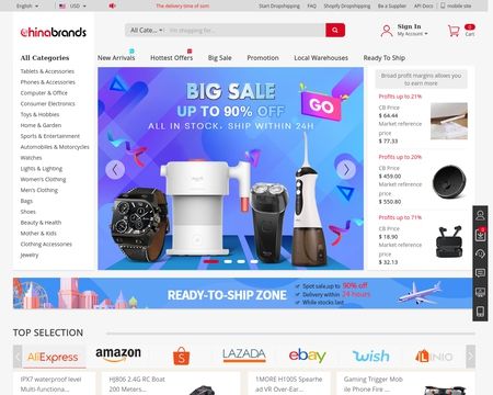 website thubmnail of ChinaBrands