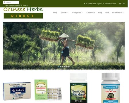 website thubmnail of ChineseHerbsDirect