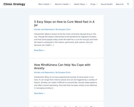 website thubmnail of Chinnurology