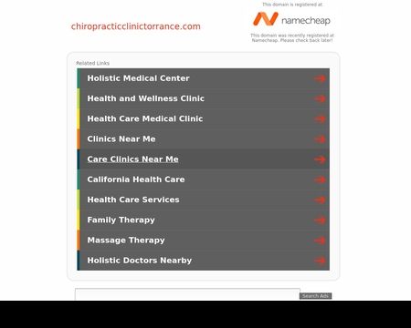 website thubmnail of Chiropractor