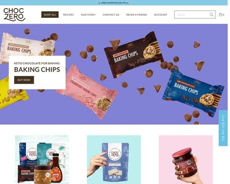 website thubmnail of ChocZero