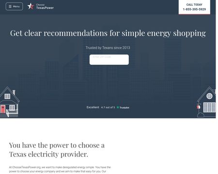 website thubmnail of ChooseTexasPower