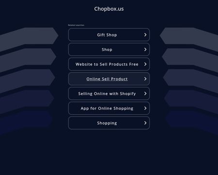 website thubmnail of ChopBox.us