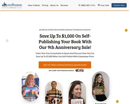 website thubmnail of Christians Book Publishers