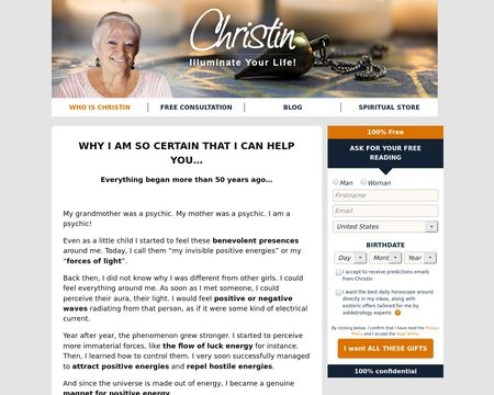 website thubmnail of Christin