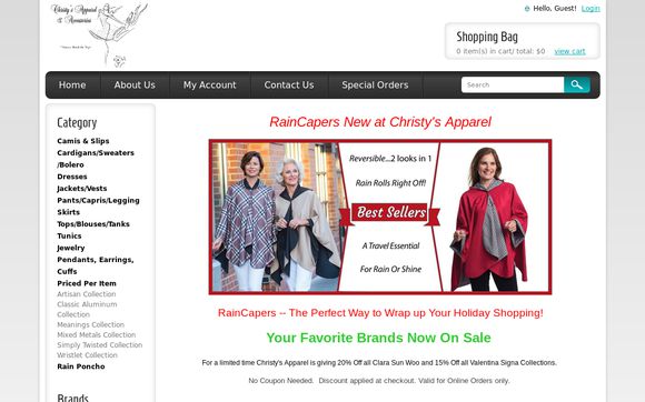 Thumbnail of Christy's Apparel & Accessories