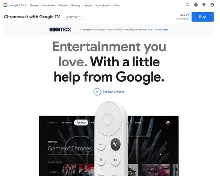 website thubmnail of Google Chromecast