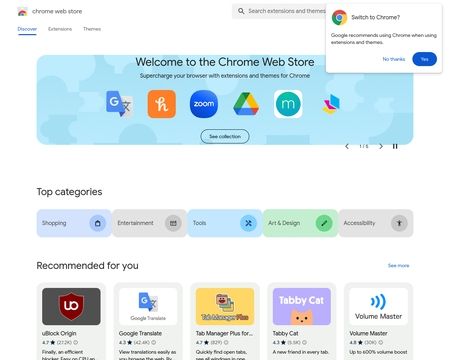 website thubmnail of Chromewebstore.google