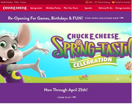 Chuck E Cheese