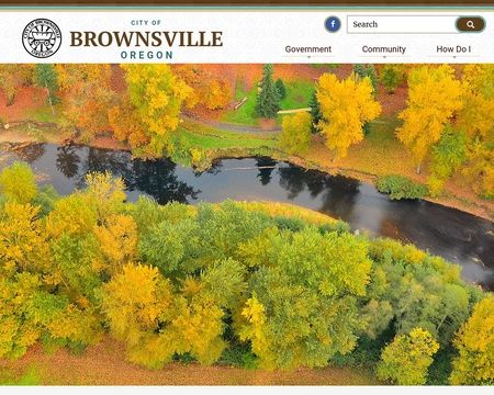 website thubmnail of Ci.brownsville.or.us