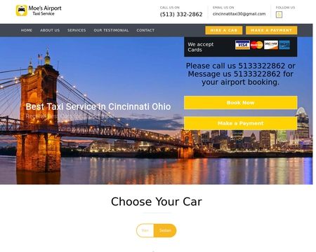 website thubmnail of Moe's Airport Taxi Service