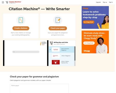 website thubmnail of Citation Machine