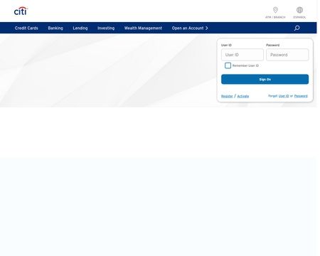 website thubmnail of Citibank