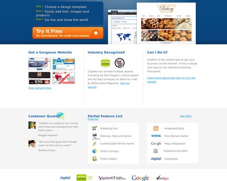 website thubmnail of CityMax
