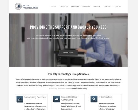 website thubmnail of The City Technology Group