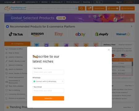 website thubmnail of CJ Dropshipping