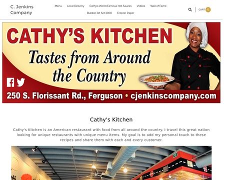website thubmnail of Cathy's Kitchen