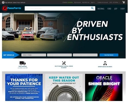 website thubmnail of CJ Pony Parts