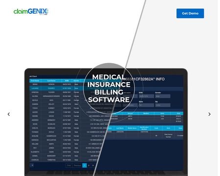 website thubmnail of Claimgenix