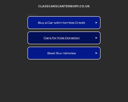 website thubmnail of Classcarscanterbury.co.uk