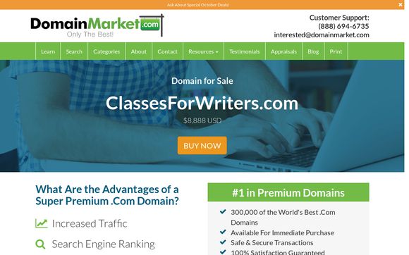 Thumbnail of Classesforwriters.com