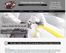 Thumbnail of Classicautomotiveinc.com