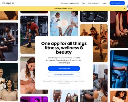website thubmnail of ClassPass
