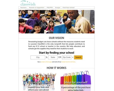 website thubmnail of ClassWish
