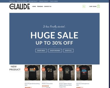 website thubmnail of Claudetee