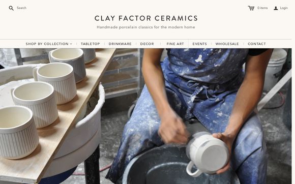 Thumbnail of Clayfactorceramics.com