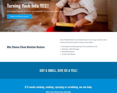 website thubmnail of Clean Maintain Restore