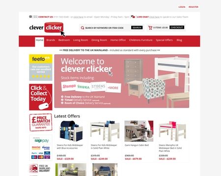 website thubmnail of CleverClicker.co.uk
