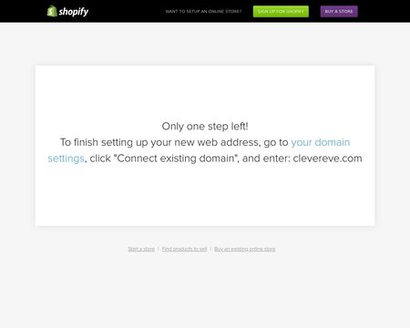 website thubmnail of CleverEve.com