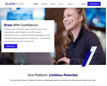 website thubmnail of ClickBank