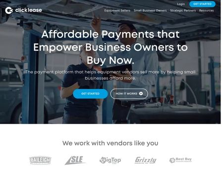 website thubmnail of Clicklease
