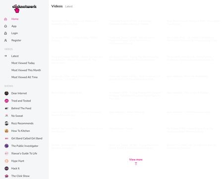website thubmnail of Clicknetwork.tv