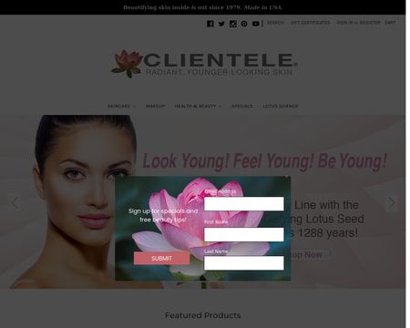 website thubmnail of Clientele