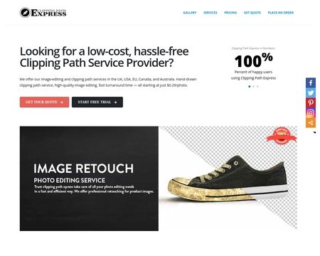 website thubmnail of Clipping Path Express