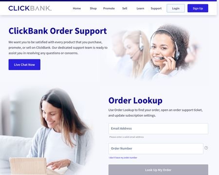 website thubmnail of ClkBank.com