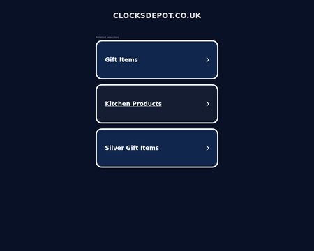 website thubmnail of Clocksdepot.co.uk