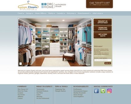 website thubmnail of Closets247