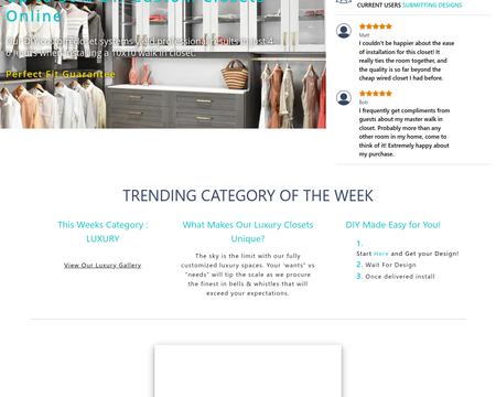 website thubmnail of Closets To Go